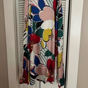 Colorful high waisted skirt